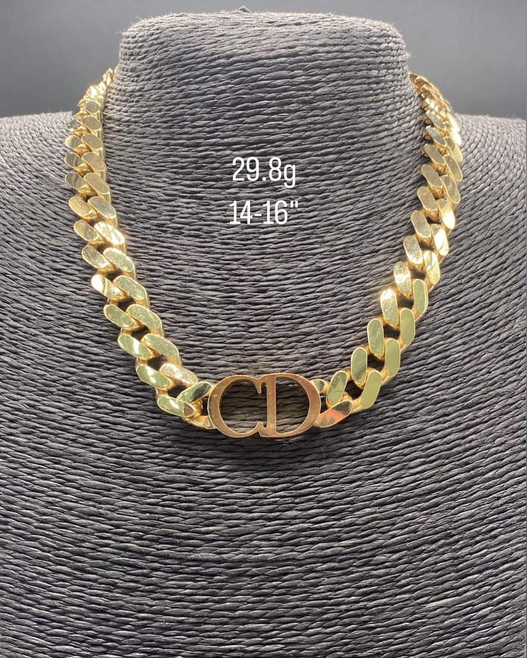 Cd chunky store necklace