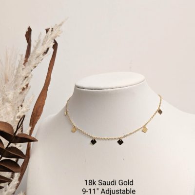 A59544 9-11" Diamond Anklet