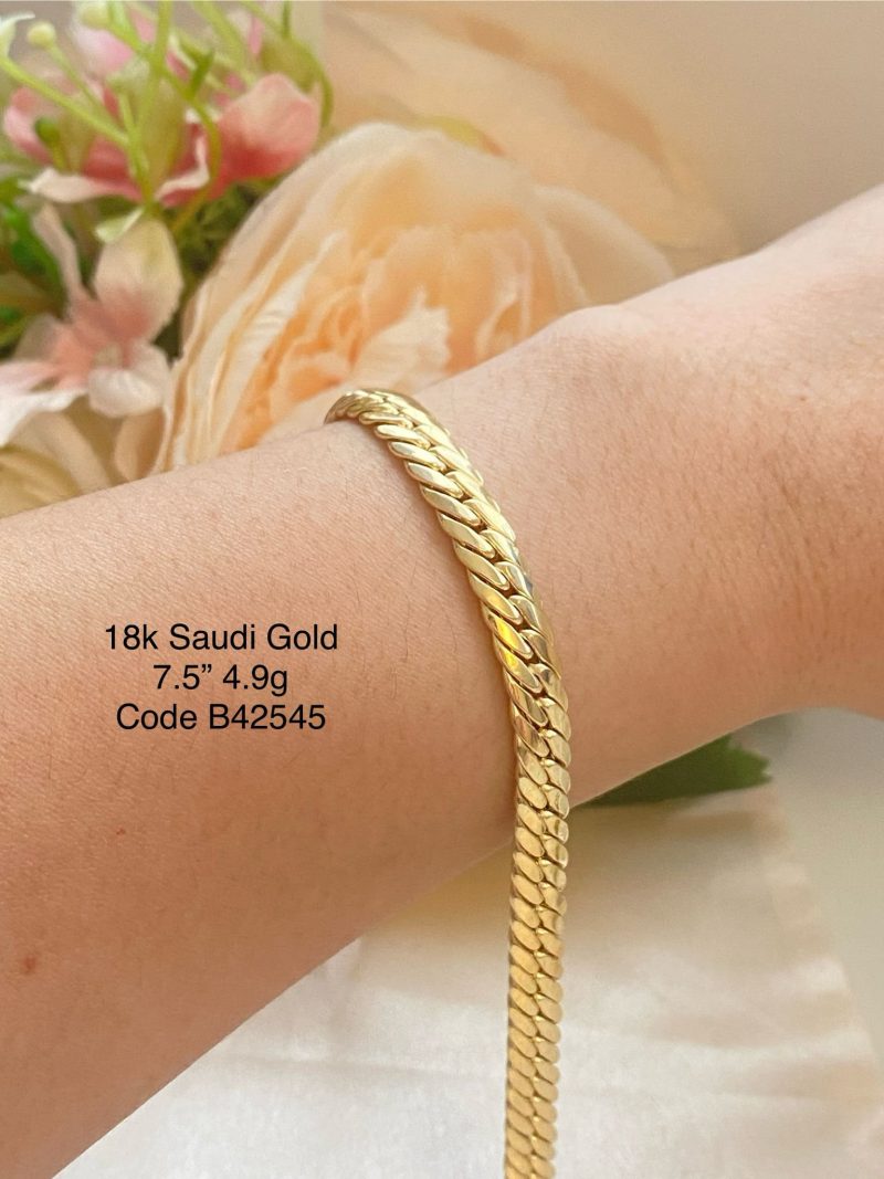 B42545 Unisex Snake Bracelet 7.5"