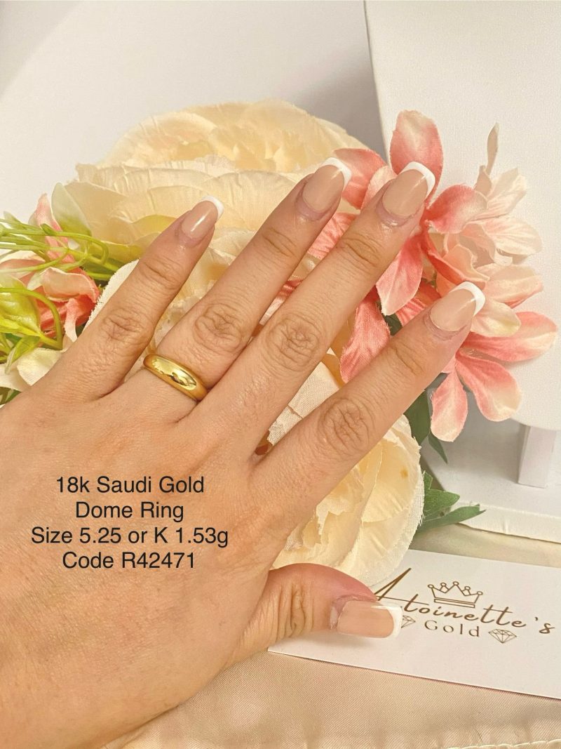 R42471 Dome Ring s5.25 or K