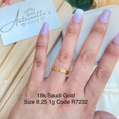 R7232 Money catcher ring size 6.25
