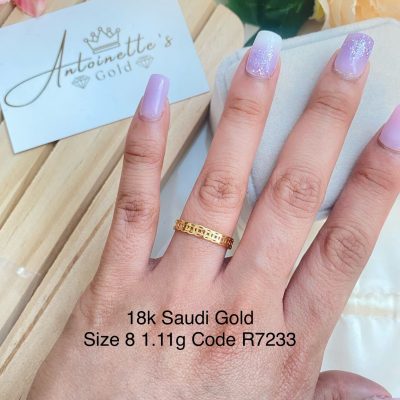 R7233 Money catcher ring size 8