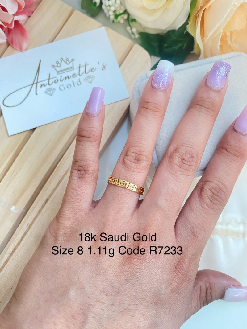 R7233 Money catcher ring size 8
