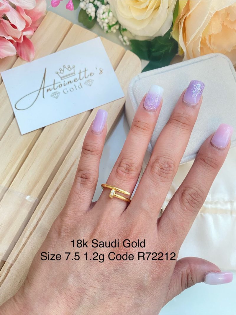 R72212 Ladies Nail Ring size 7.5