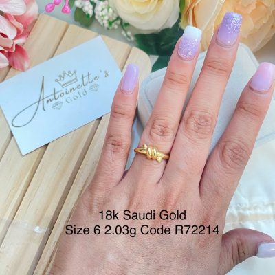 R72214 Knot Ring size 6