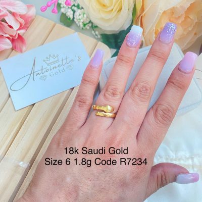 R7234 Ladies Snake Ring size 6