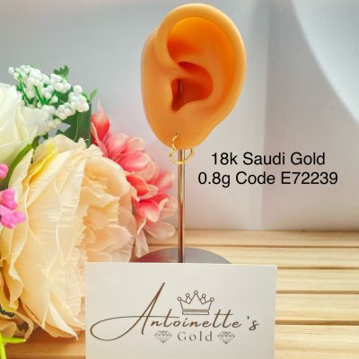 E72239 Heart Loop earrings