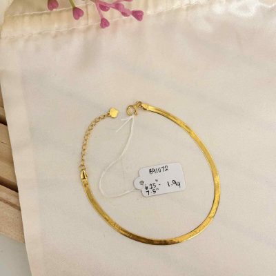 B91072 Adjustable snake bracelet 6.25" to 7.5"