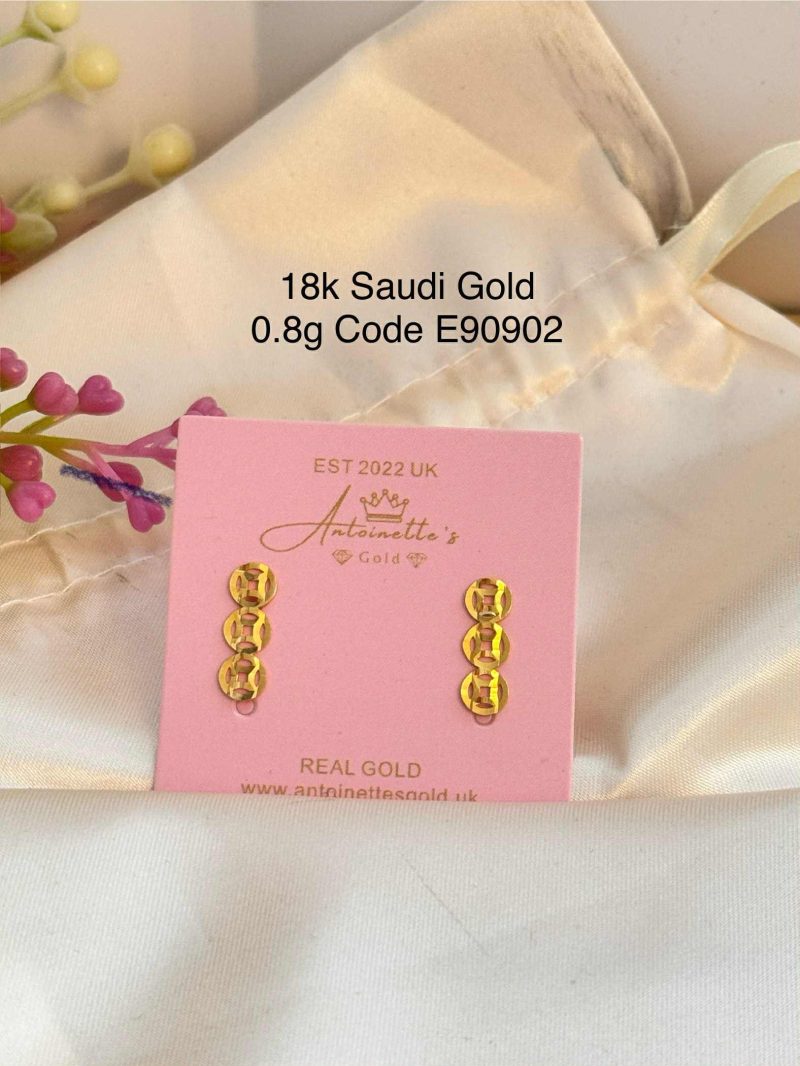 E90902 Money catcher Stud Earrings