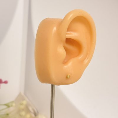 E91229 3mm Round Stud Earrings