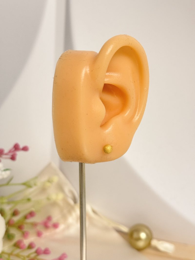 E91246 3mm Mini Glitterball Stud Earrings - Image 3