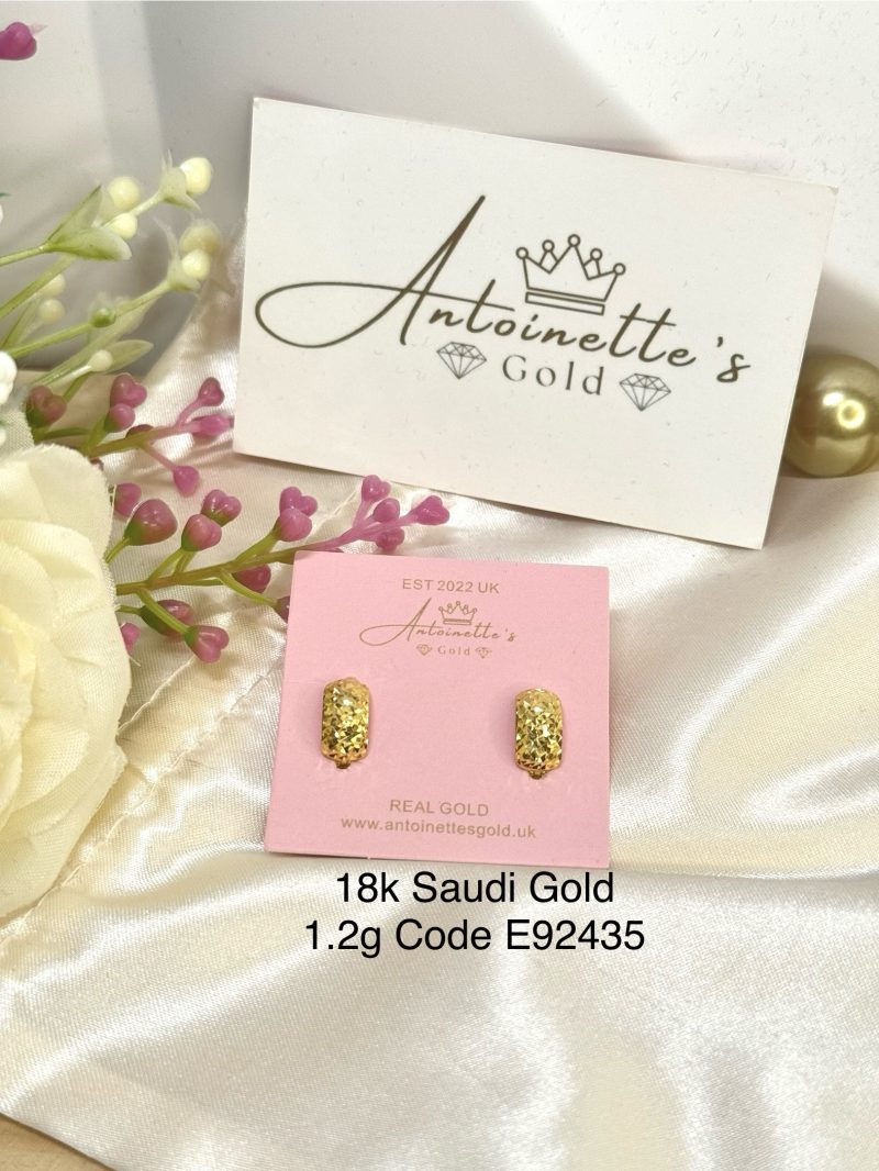 E92435 Diacut Ear Hugger Clip Earrings