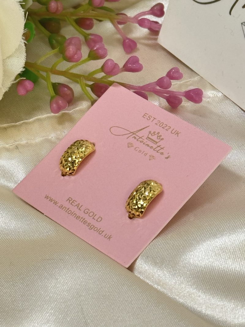 E92435 Diacut Ear Hugger Clip Earrings - Image 2