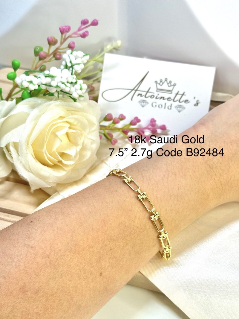 B92484 7.5” Flat Hardware Bracelet