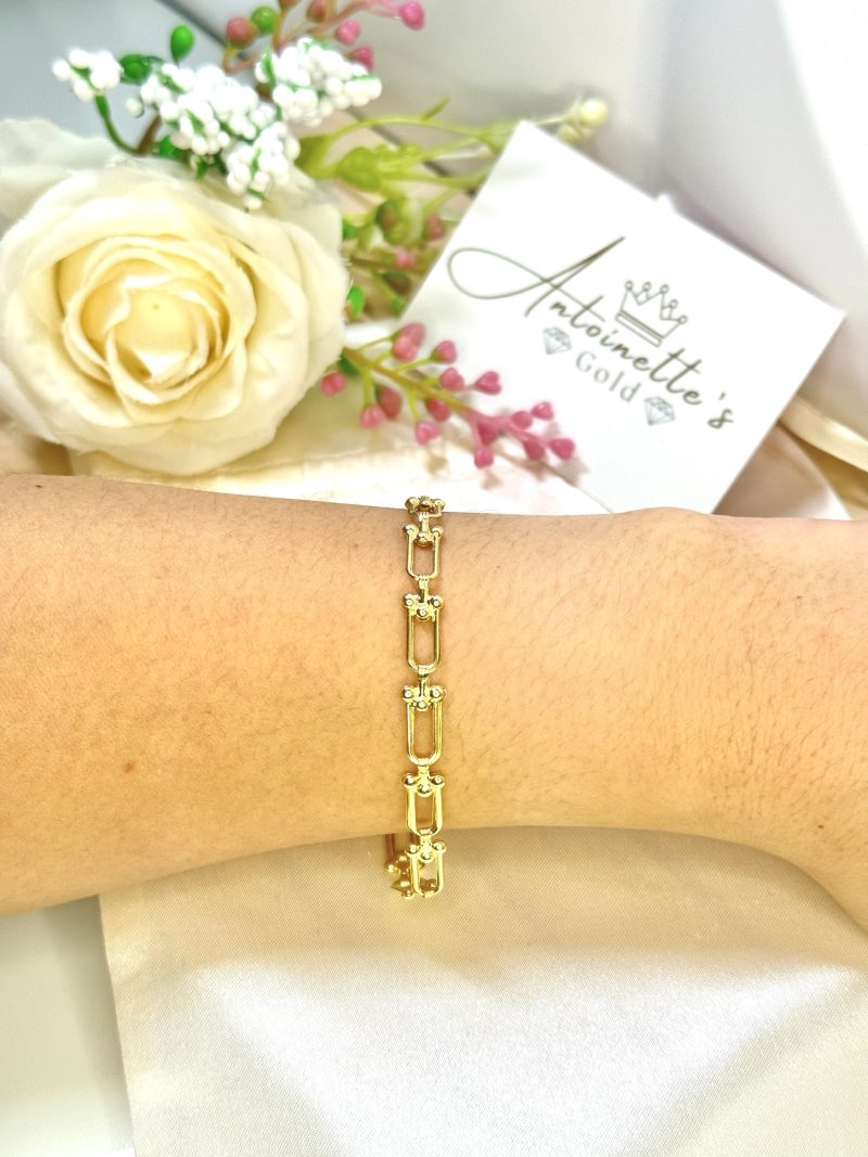 B92484 7.5” Flat Hardware Bracelet - Image 2
