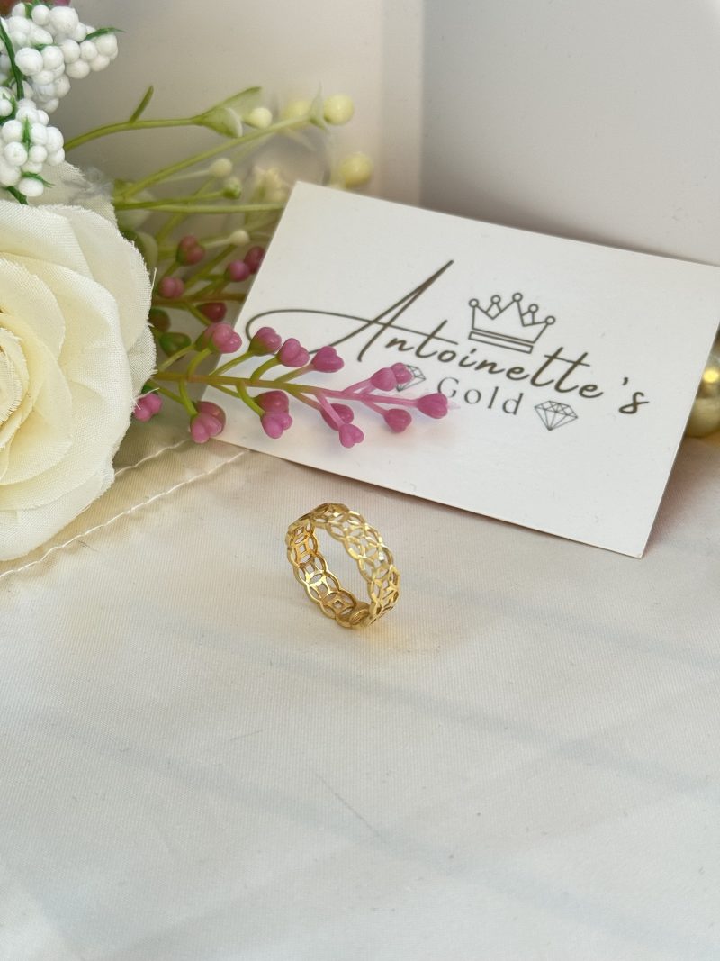 R92463 Diacut Money Catcher Ring Size 7 - Image 3