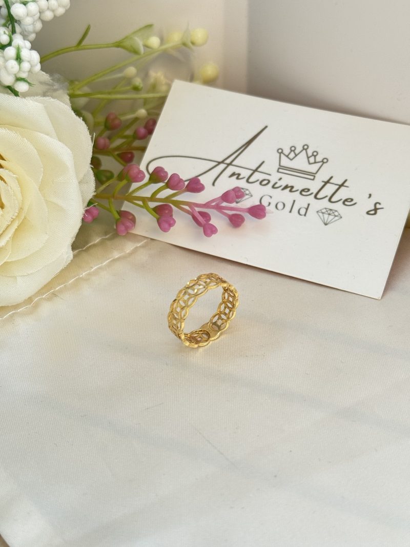 R92463 Diacut Money Catcher Ring Size 7 - Image 2