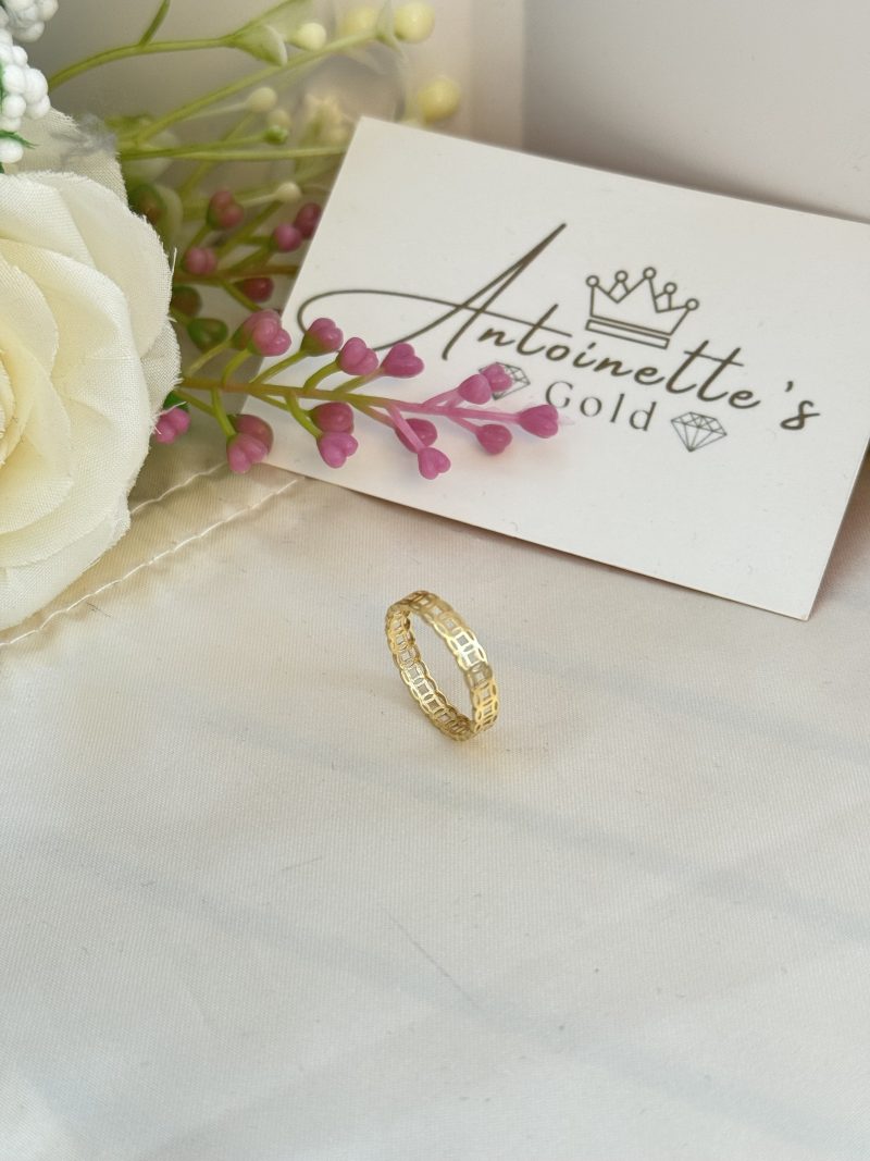 R92461 Thin Money Catcher Ring Size 6 - Image 2