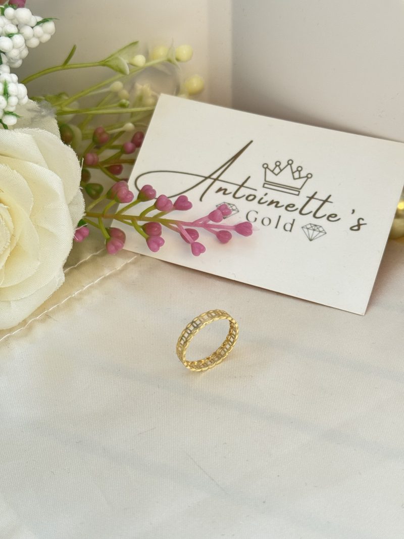 R92461 Thin Money Catcher Ring Size 6 - Image 3