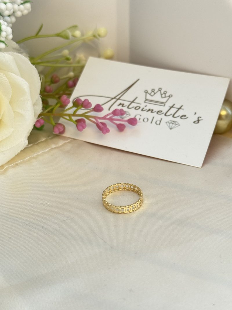 R92461 Thin Money Catcher Ring Size 6 - Image 4