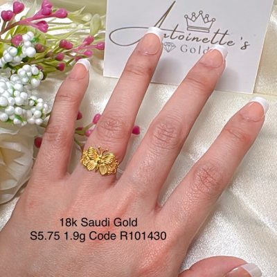 R101430 Butterfly Ladies Ring