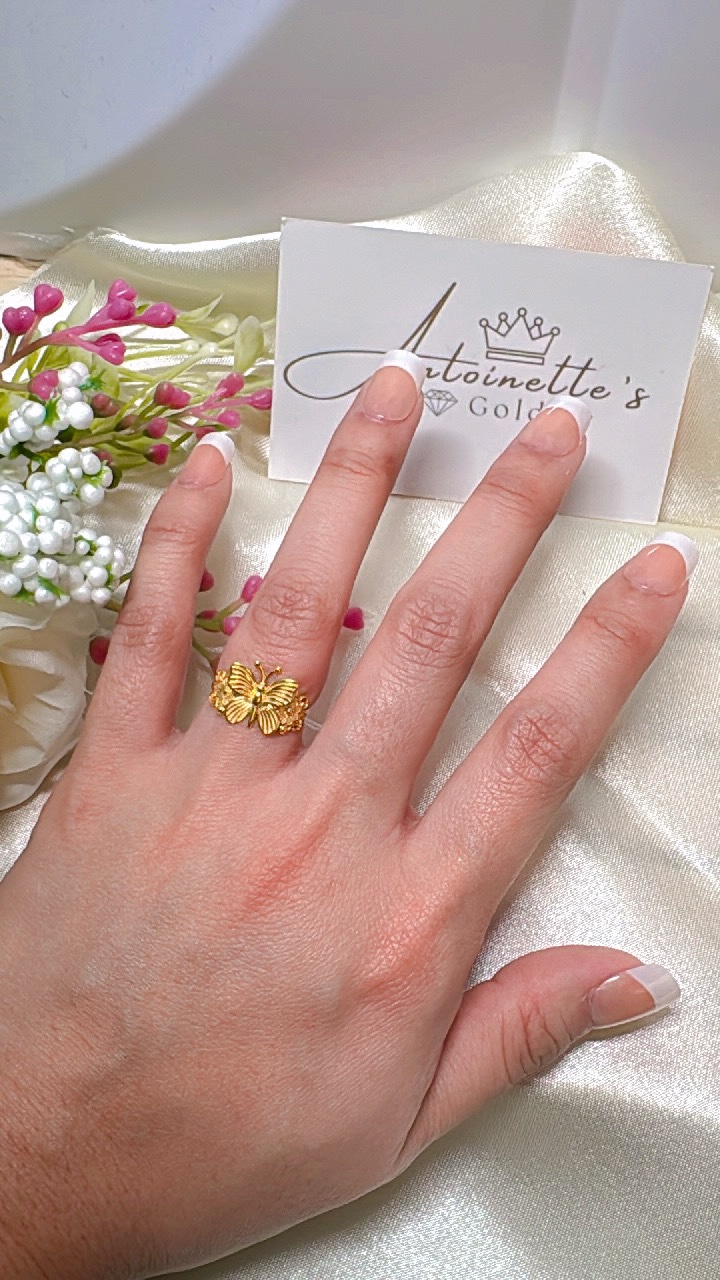 R101421 Infinity Heart Diacut Ring Size 6 - Image 2