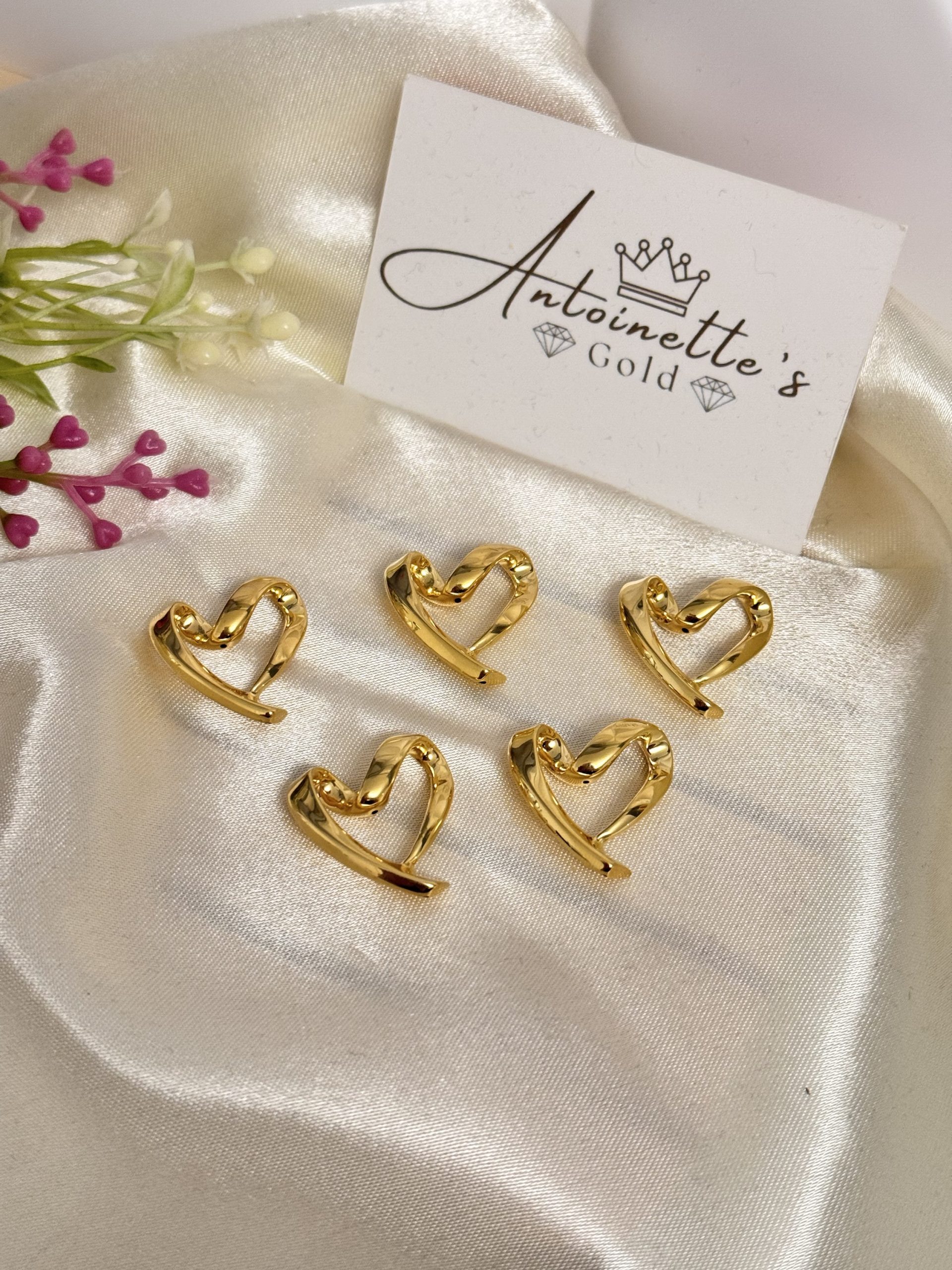 P103187 Electroform Open Heart Pendant