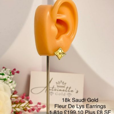 E112523 Fleur De Lys Earrings