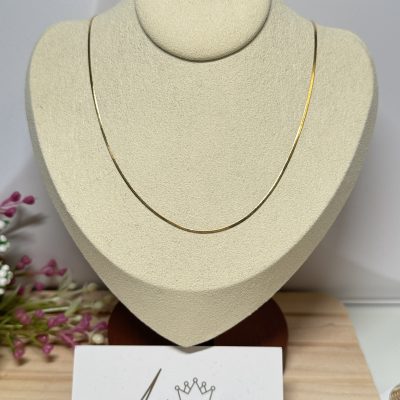 C101556 16” Mirror Flat Snake Chain