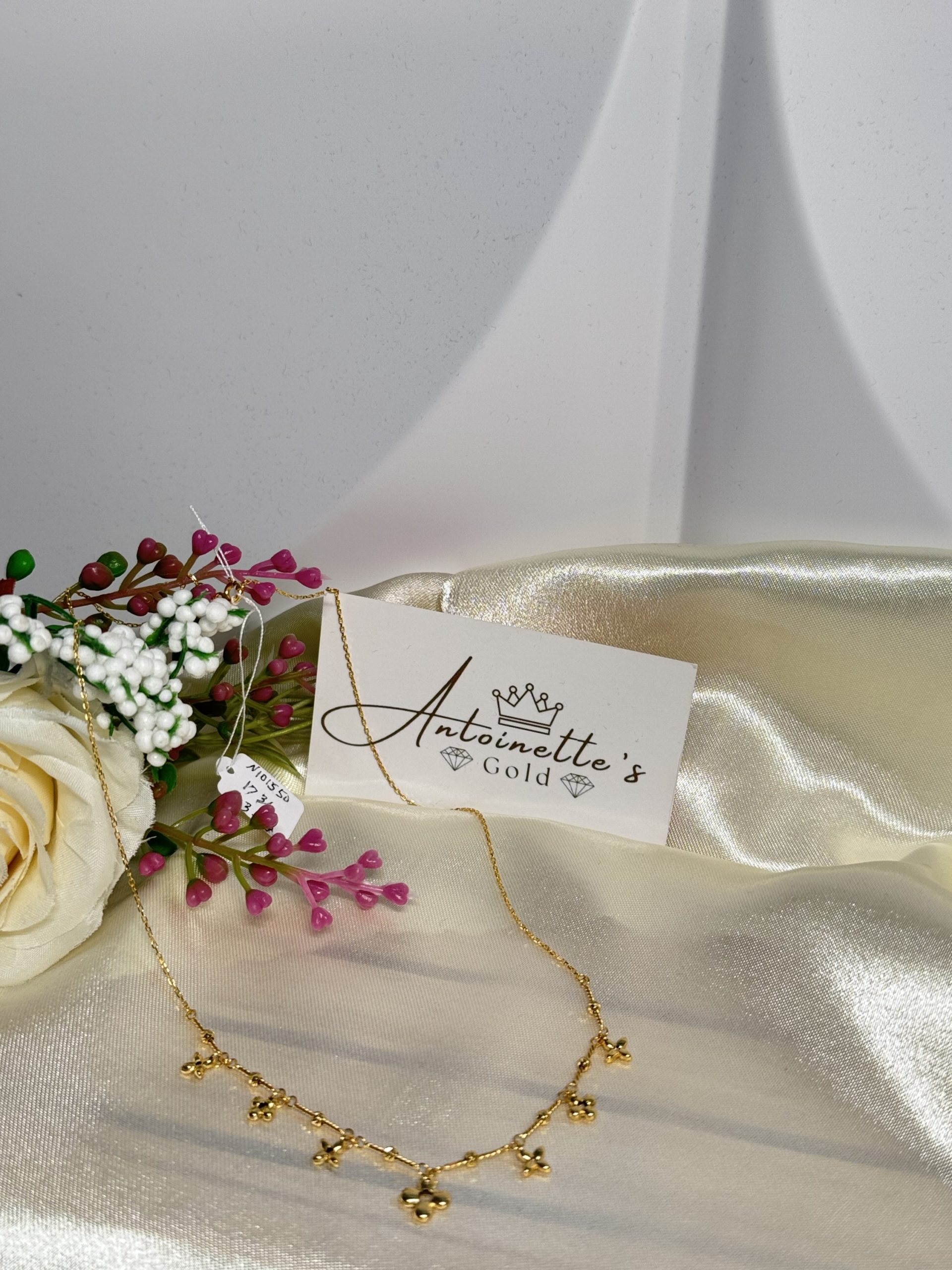 N101550 Fleur de Lys Station Necklace - Image 2