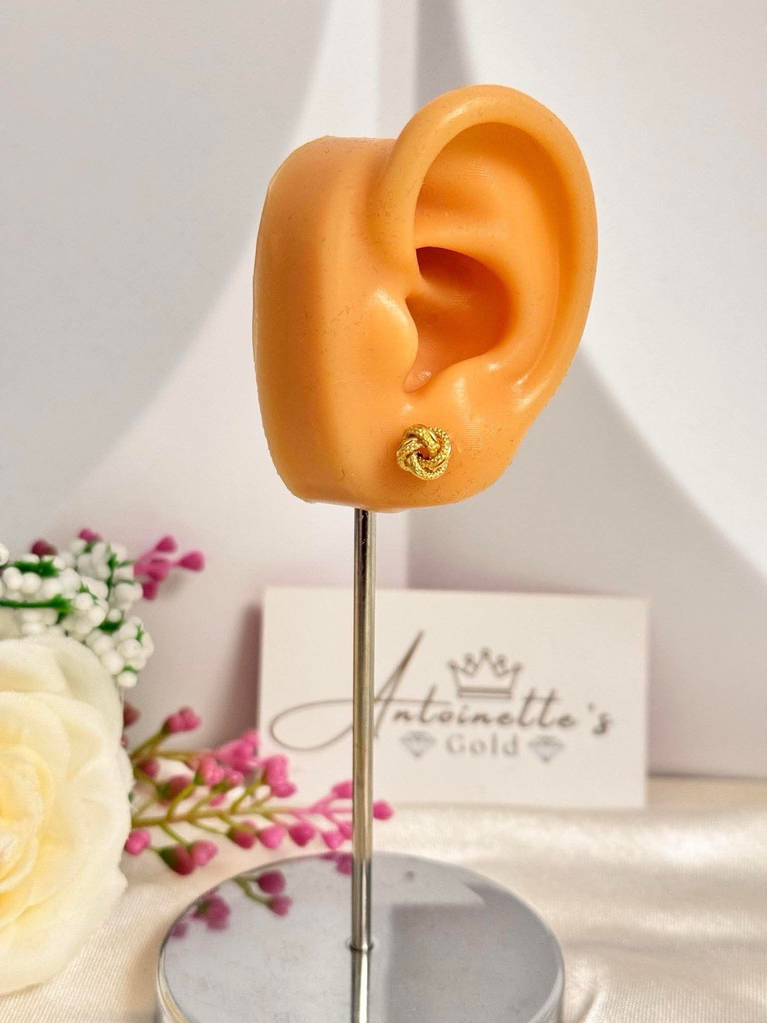 Small Knot Earrings - Image 2