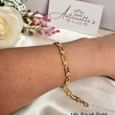 B111922 7” Flat Hardware Bracelet