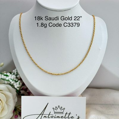 C3379 Rope Chain 22"