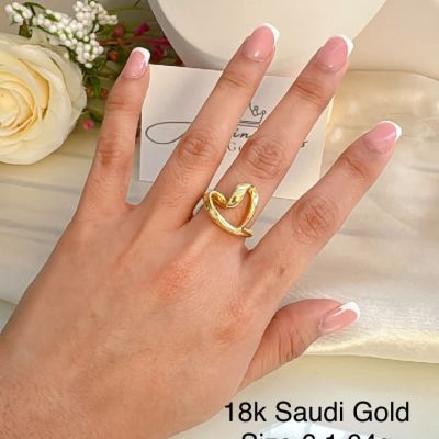 EF8741 Electroform Happy Heart Ring s6